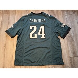 Nike Philadelphia Eagles Nnamdi Asomugha 24 Jersey Mens XXL Midnight Green NFL